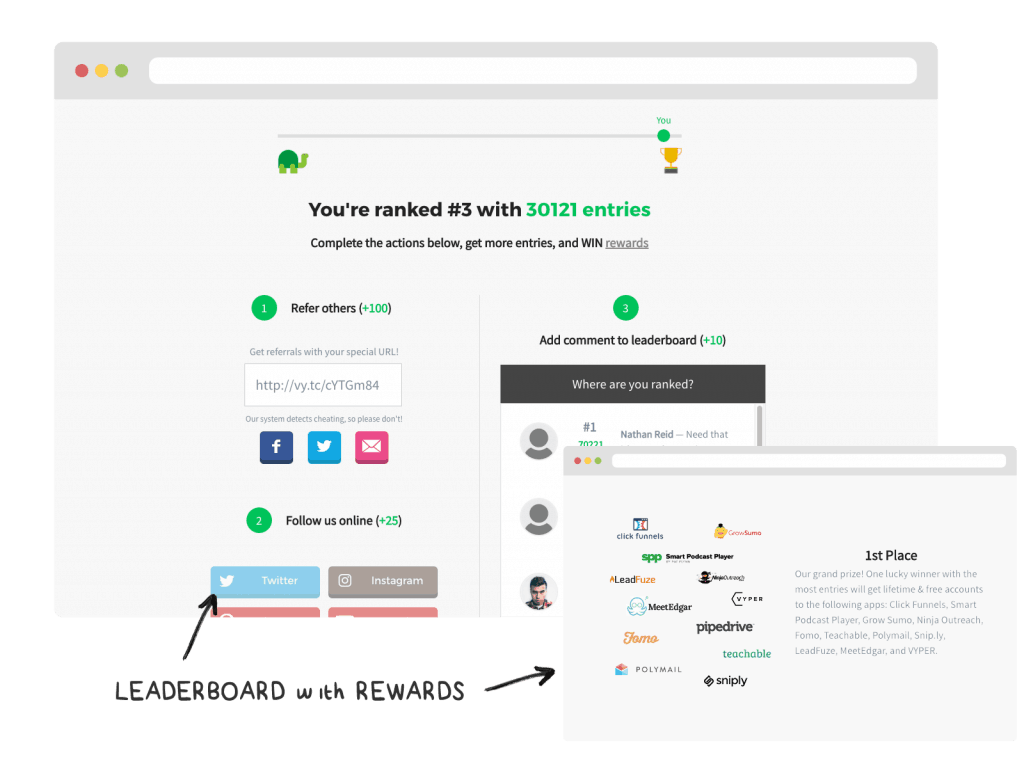 leaderboard contest