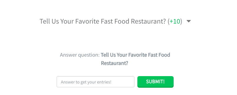 Survey Custom Entry